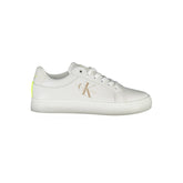 Calvin Klein White Leather Women Sneaker -   -  Calvin Klein.